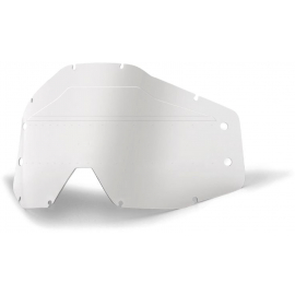 100% Accuri / Strata Forecast Replacement Lens w/Sonic Bumps Mud Visor  - Clear