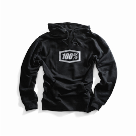 100% Essential Hooded Pullover Sweatshirt Black XXL