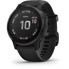 Fenix 6S Pro GPS Watch - Black with Black Band