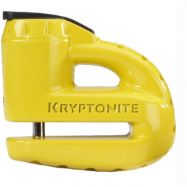 Keeper 5-S Disc Lock - With Reminder Cable - Yellow